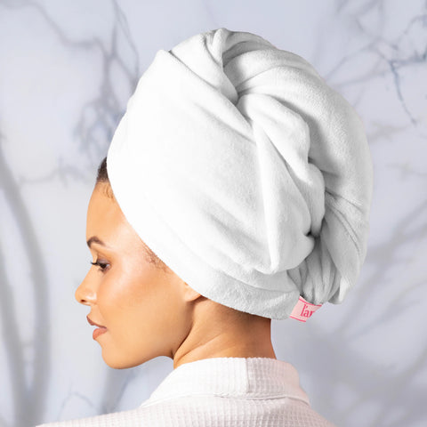 Hair Wrap Towel - Lightweight Microfiber 2-Pack