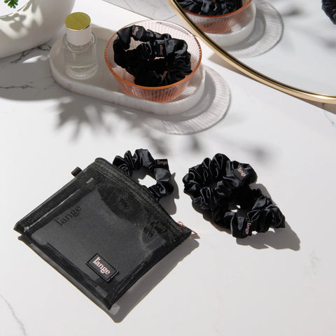 Medium Satin Scrunchies 5 Piece Set