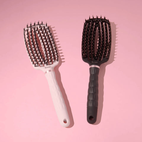 Vented Paddle Brush - Nylon Bristles with Boar